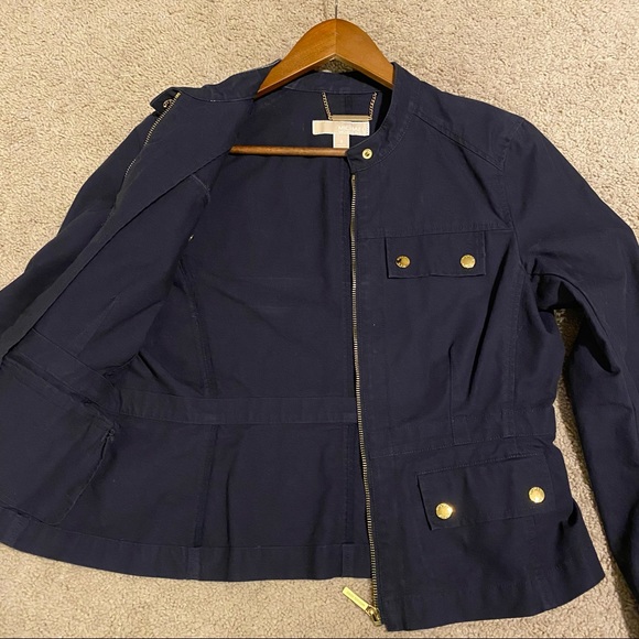 Michael Kors Navy Jacket Size 8 - Picture 5 of 8